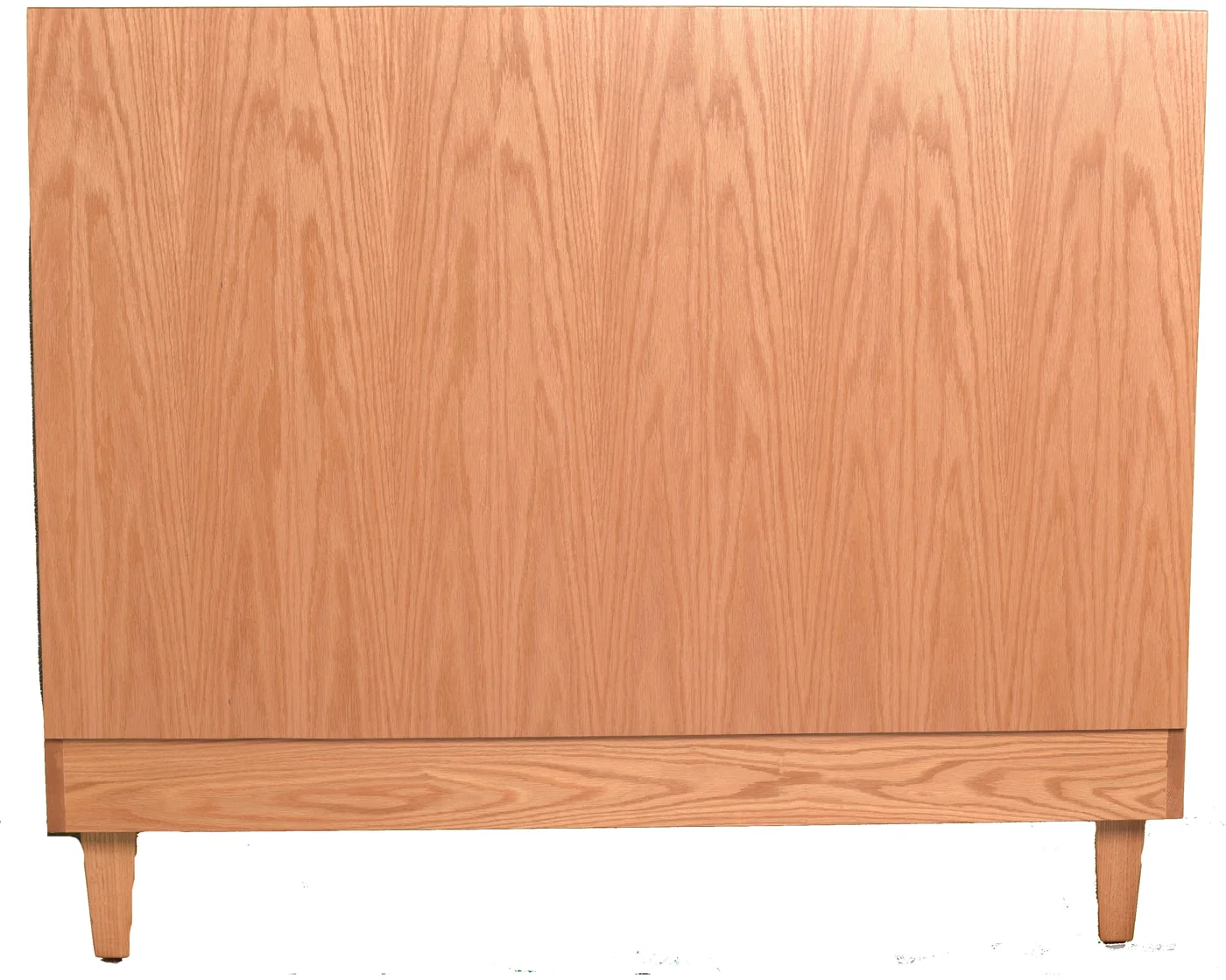 Leather-look commercial booth