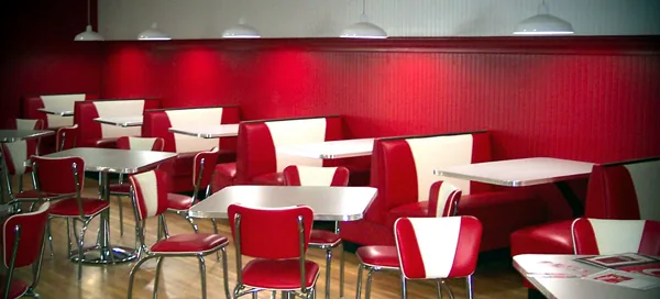 Custom Sims booths installed at Melvin's